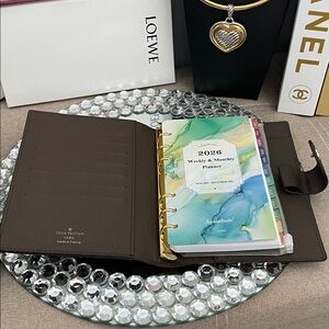 ⭐️🤎Dark Brown Fashion Women's Planner/Agenda & Card Holder🤎⭐️NWOT